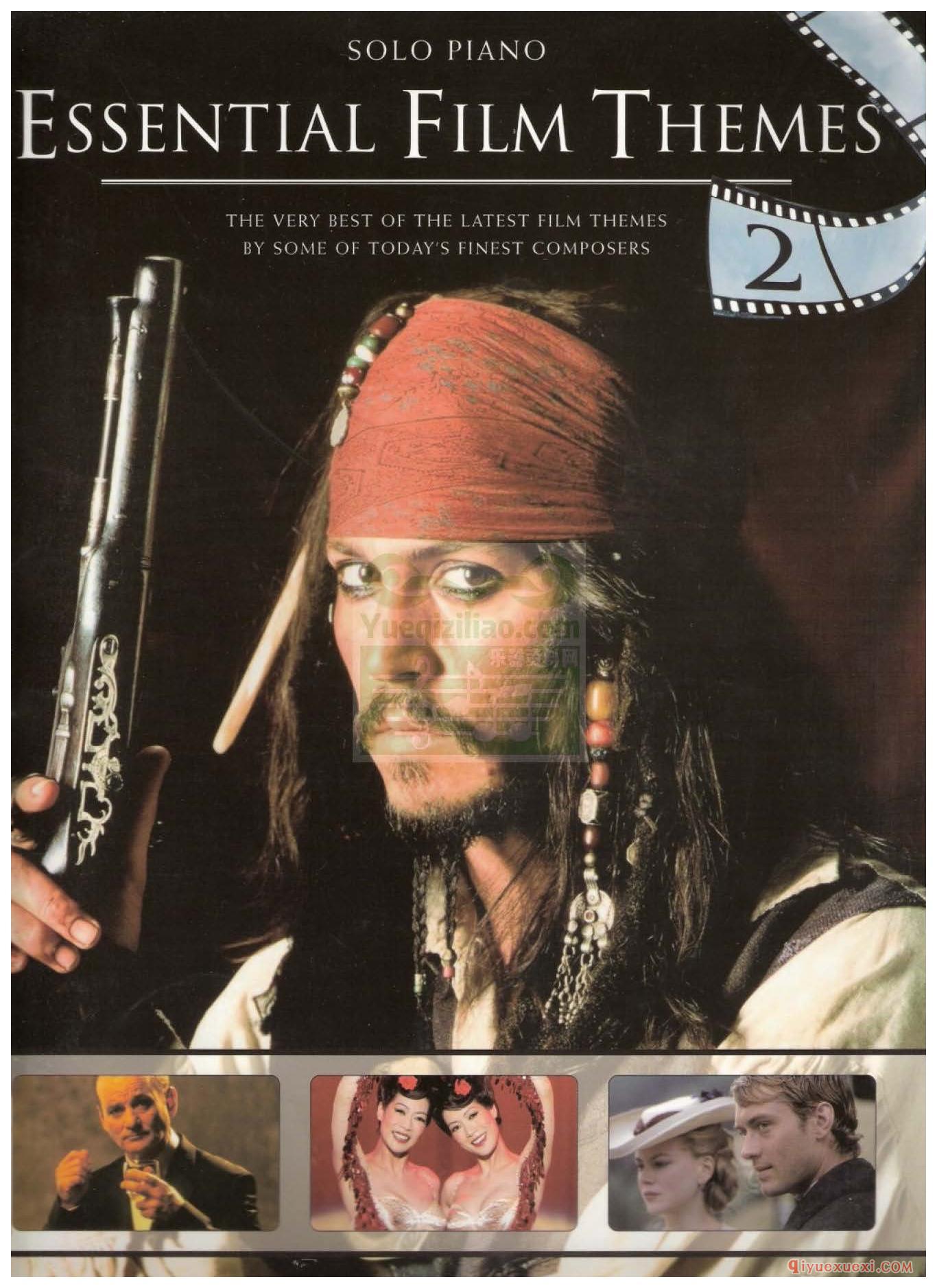 PDF钢琴谱下载 | 影视原声配乐电影主题钢琴独奏乐曲(2)原版电子书