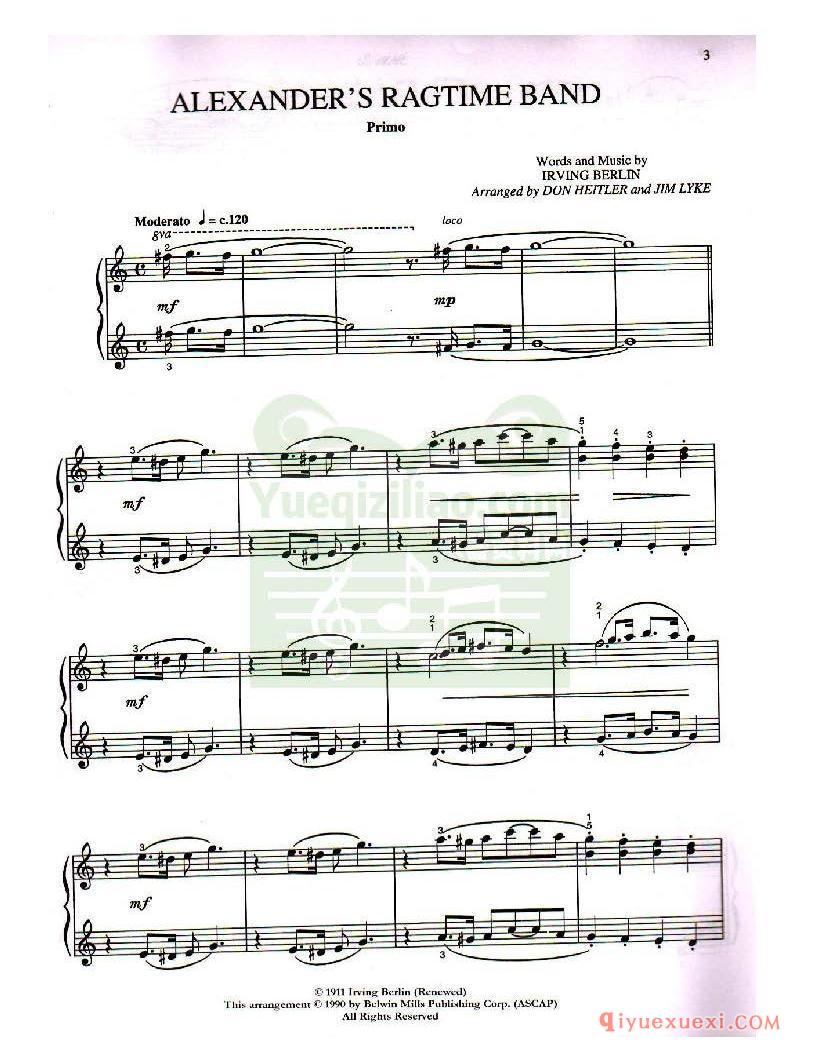 PDF钢琴谱下载 | 钢琴二重奏.玩家首选(Grand Duets for Piano. Players Choice)原版电子书