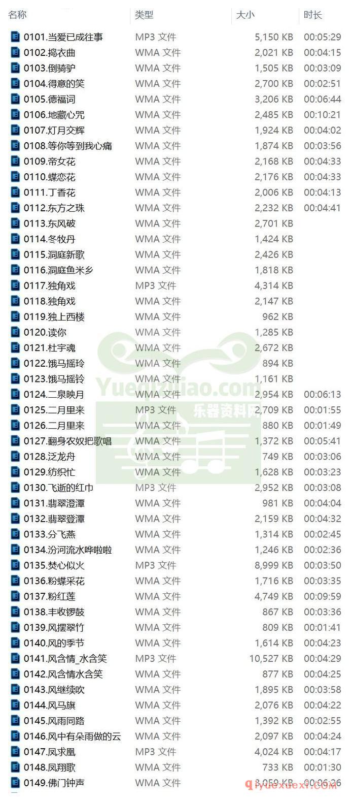 古筝纯音乐下载 | [第002季]100首古筝音乐MP3/WMA合集免费下载