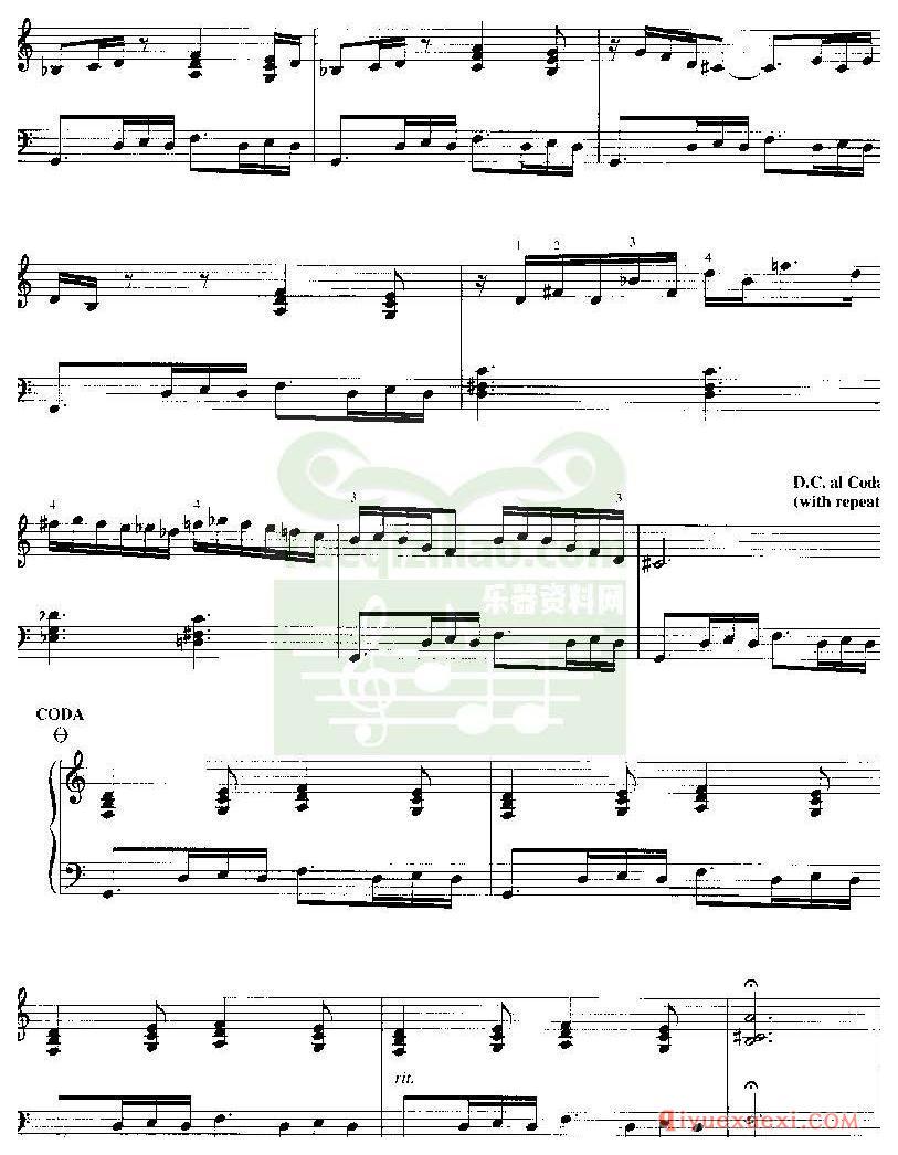 PDF钢琴谱下载 | 爵士蓝调系列钢琴独奏曲集(Jazz Blues Jazz Piano Solos Series)原版电子书