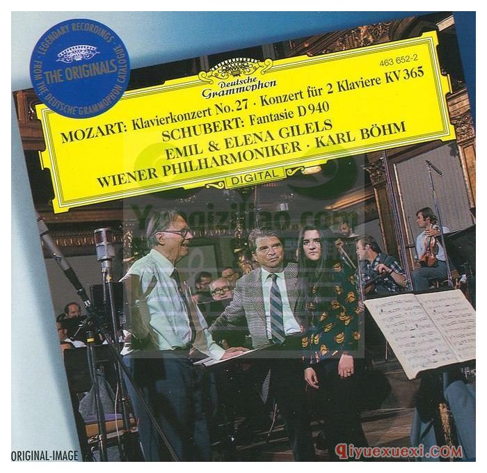 双钢琴协奏曲 K.365 · 舒伯特：双钢琴幻想曲 D.940 古典乐唱片下载