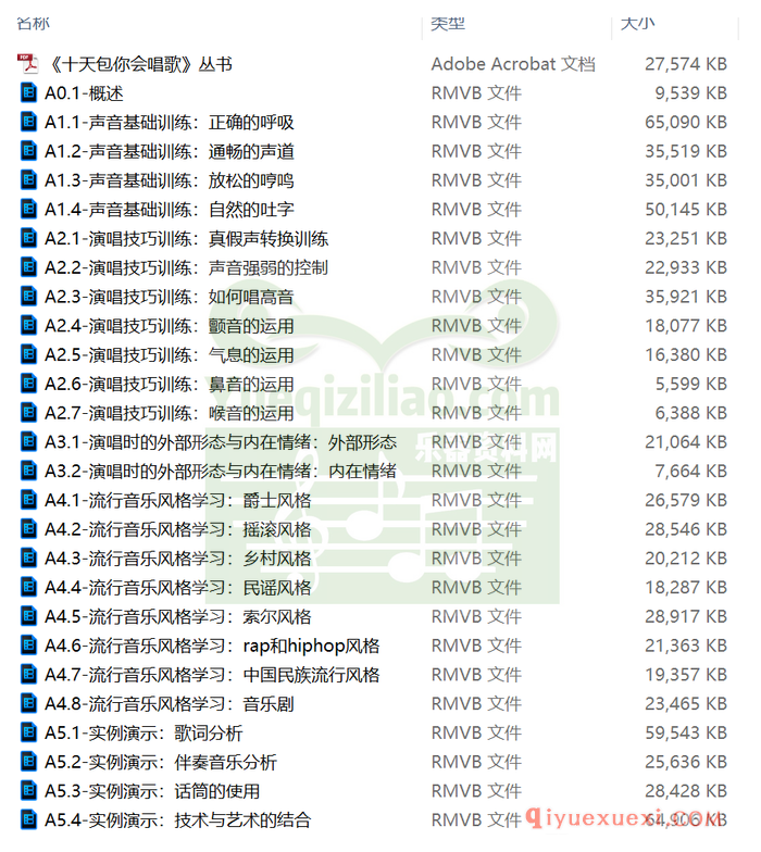 唱歌视频教程 | 十天包你会唱流行歌曲教学视频合集