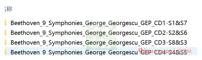 乔治·埃内斯库指挥的贝多芬交响乐曲全集5CD,George Enescu Philharmonic of Bucharest