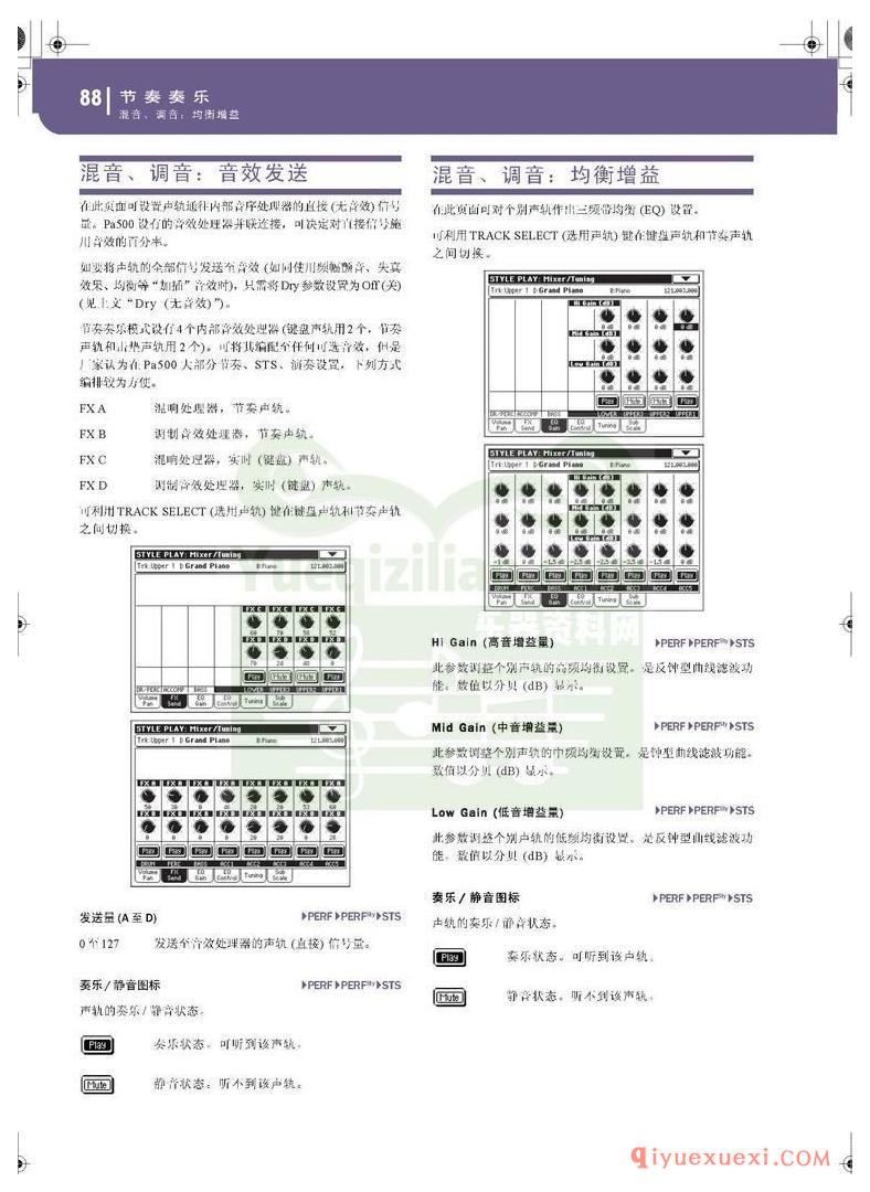 KORG PA500专业编曲链盘使用说明书中文版在线查阅