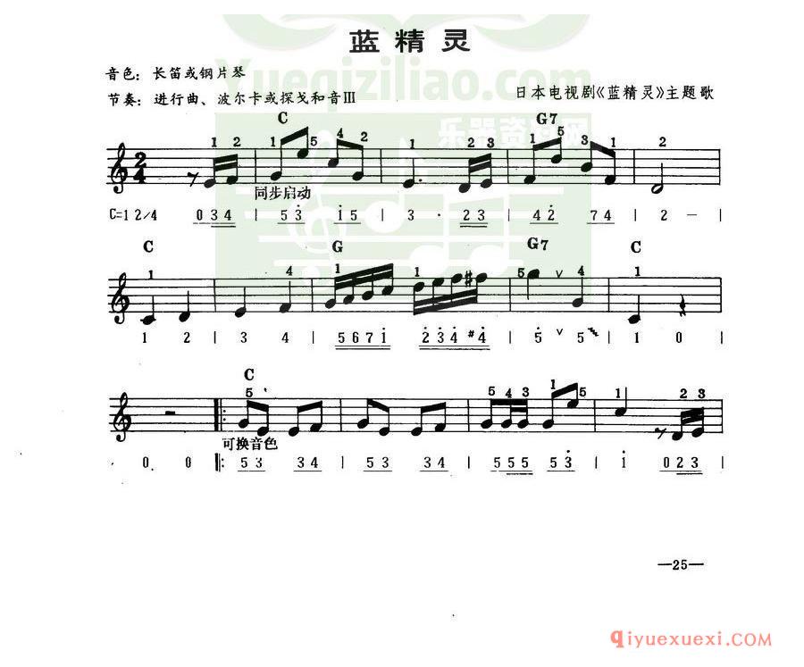 中外名曲《天鹅湖》序曲(4/4拍:线简谱对照)