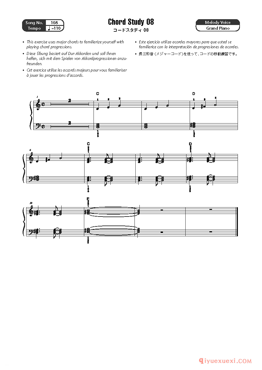 10首标准爵士乐曲练习五线谱 Special Appendix