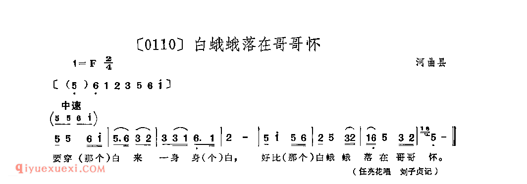 白蛾蛾落在哥哥怀