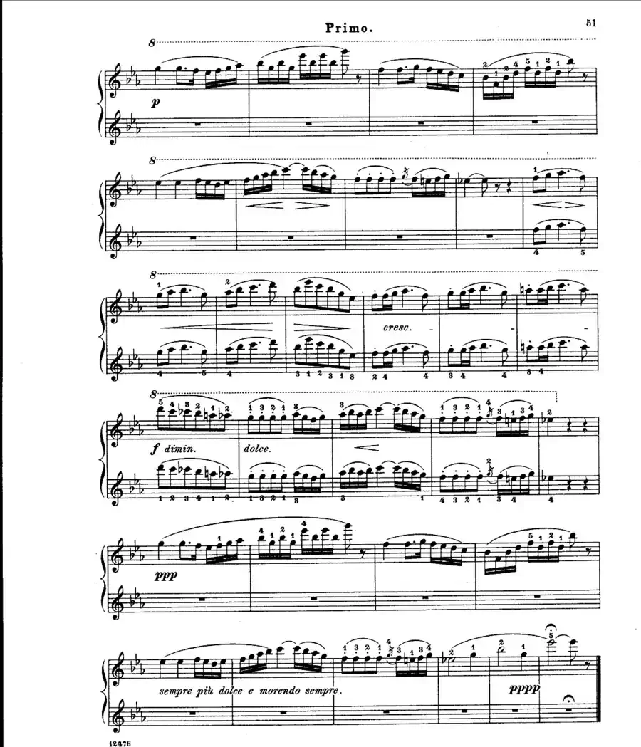 L'Arlesienne Suite No·2（阿莱城姑娘·第二组曲·四手联弹）