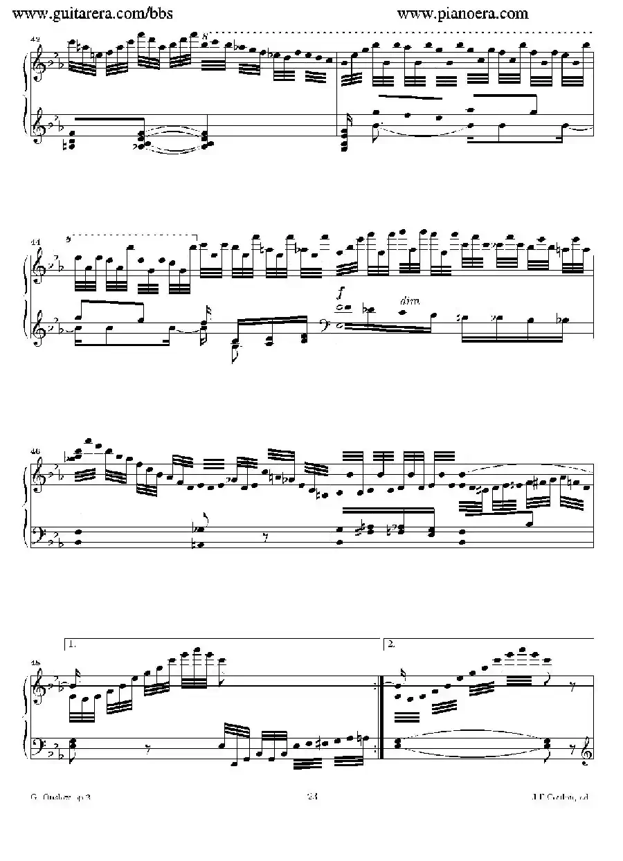 Grande Piano Sonata in c Minor Op.2（c小调华丽钢琴奏鸣曲·第三乐章）