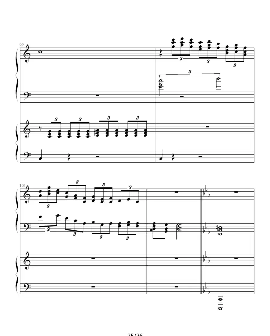 ココロの音(双钢琴)