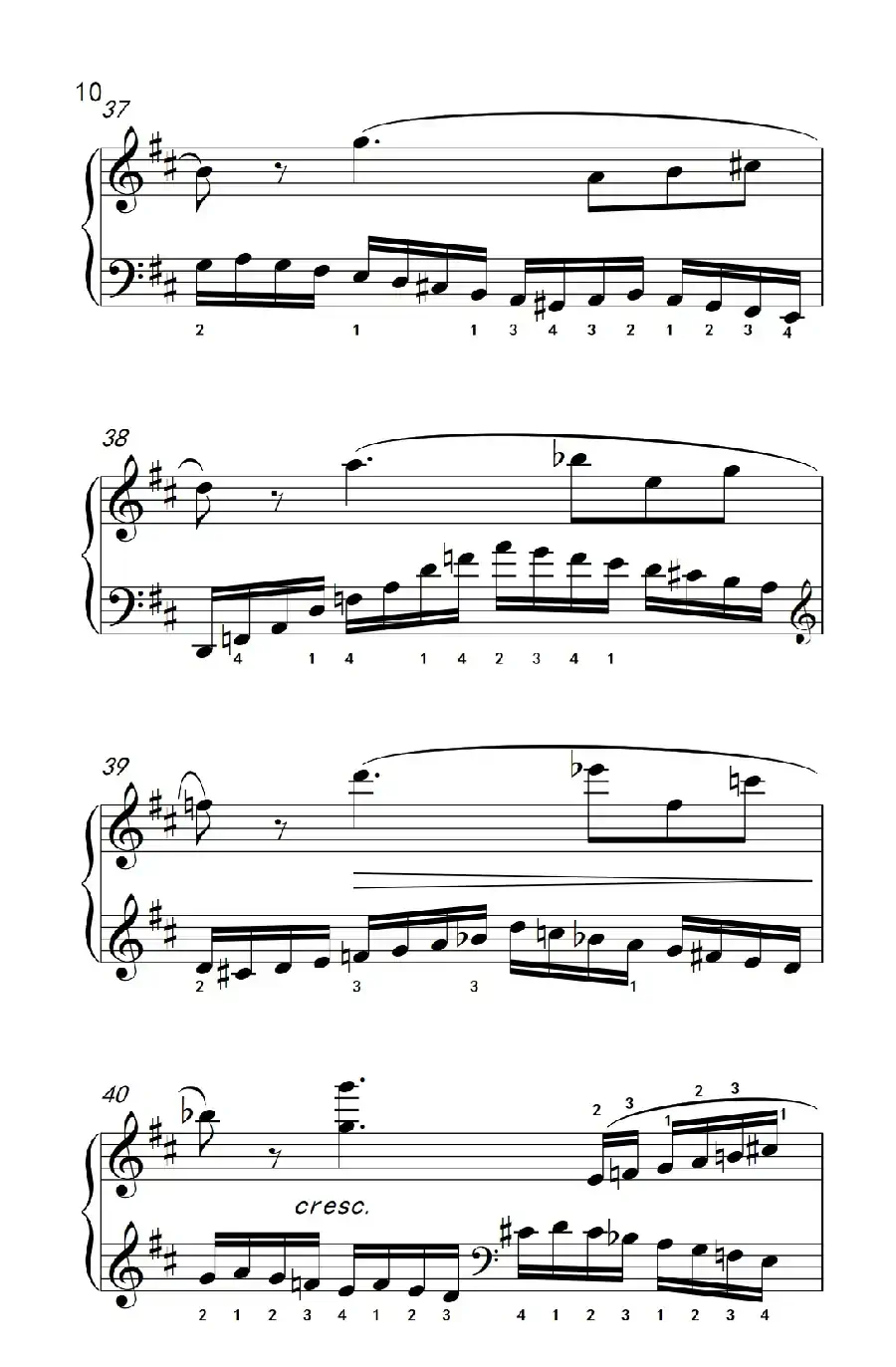 第八级2.练习曲 No.6 （中央音乐学院 钢琴（业余）考级教程 7-9级）