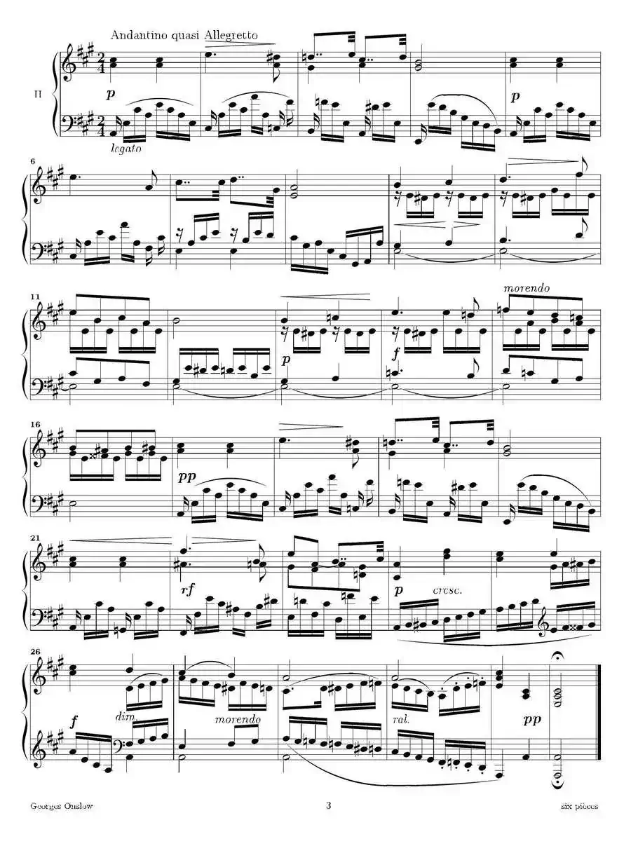 Six Pieces（6首钢琴小品·Ⅱ）