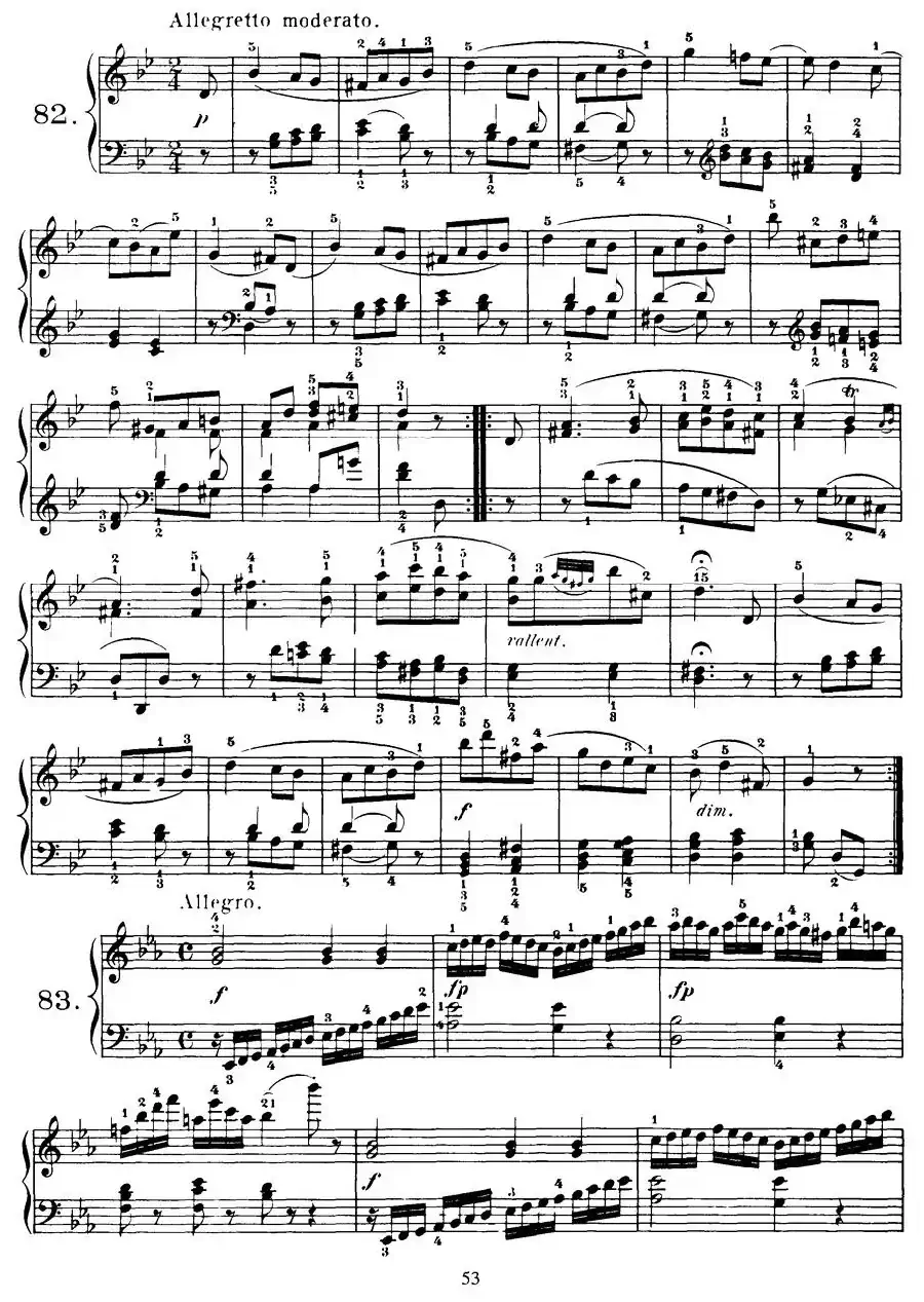 Czerny - 100 Progressive Studies Op.139(78—83)