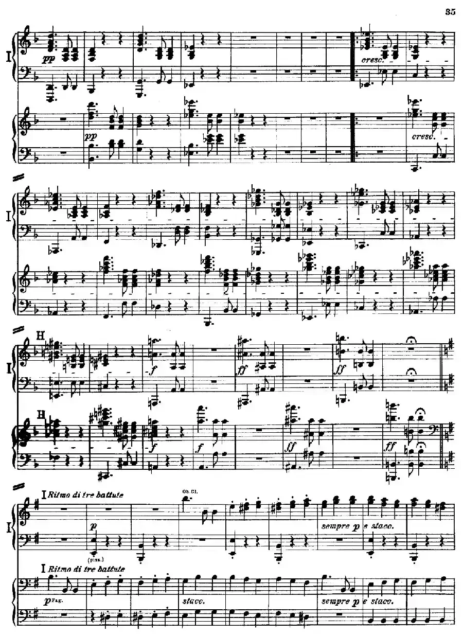 d小调第九交响曲 Op.125（双钢琴P33——42）