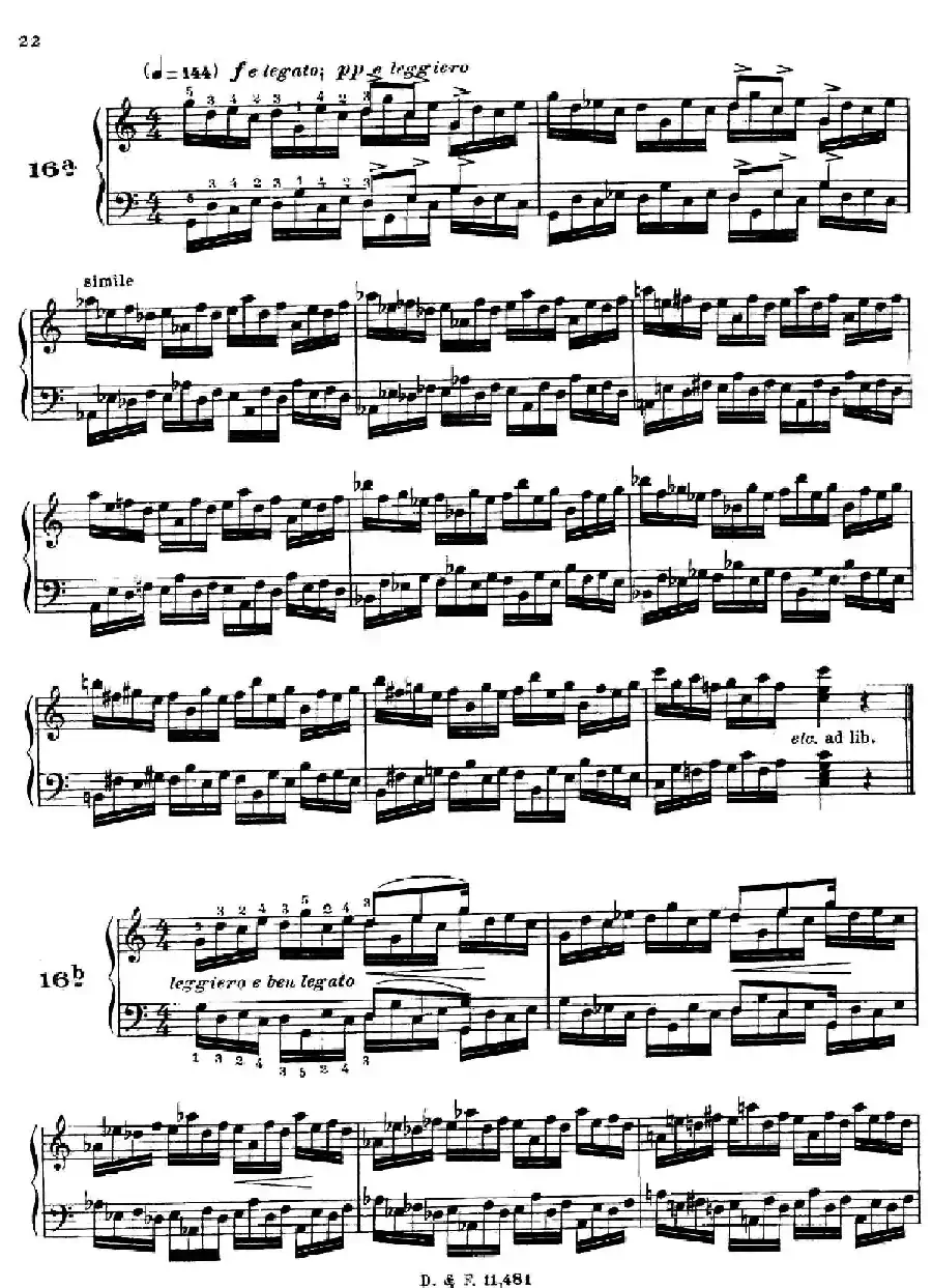 51 Exercises, WoO 6（51首钢琴练习 13—18）