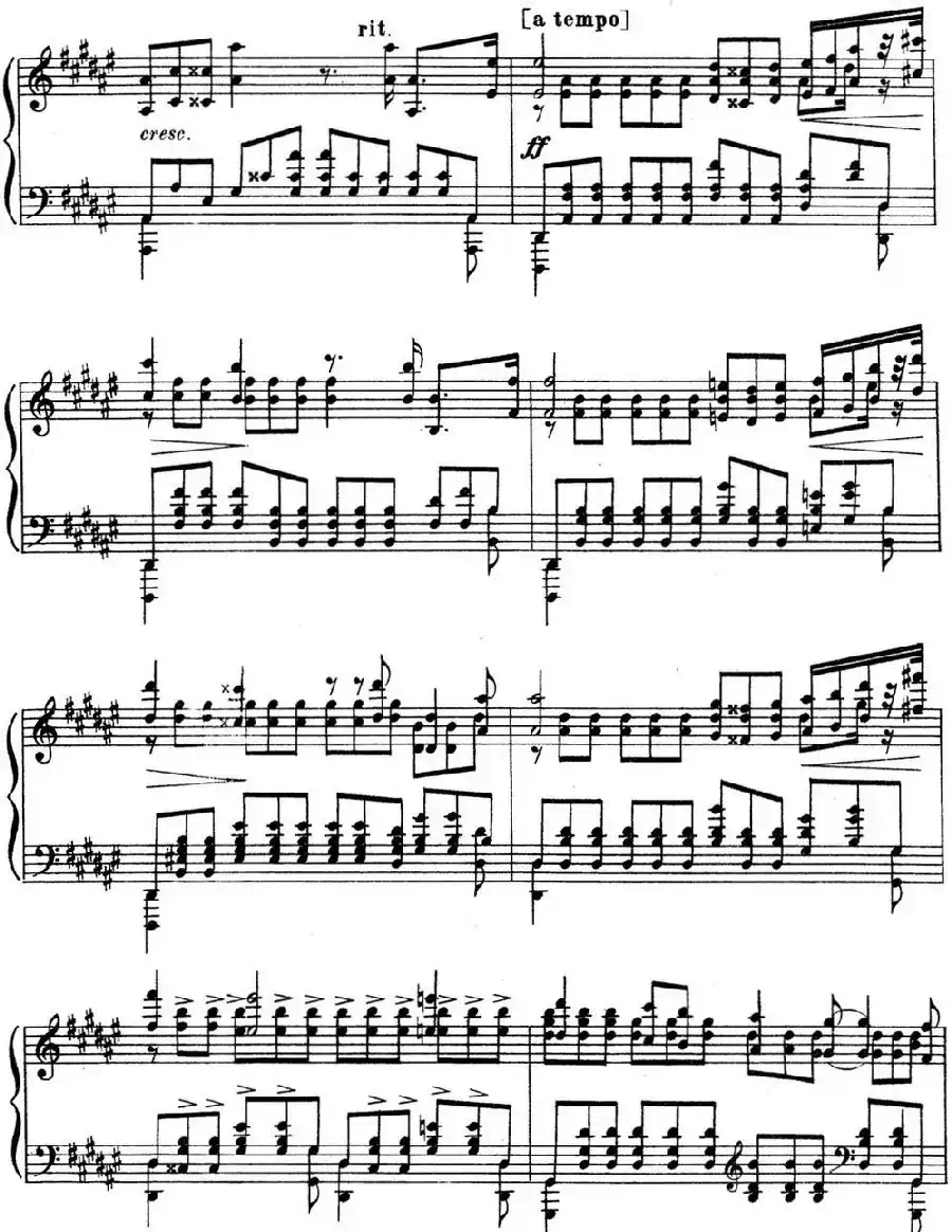 斯克里亚宾 钢琴练习曲 Op.8 No.12 Alexander Scriabin Etudes