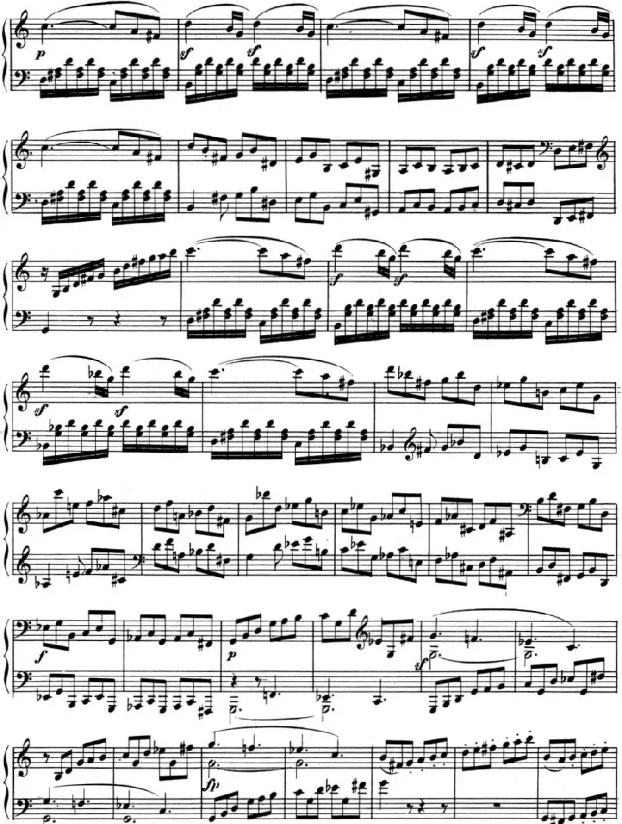 贝多芬钢琴奏鸣曲03 C大调 Op.2 No.3 C major