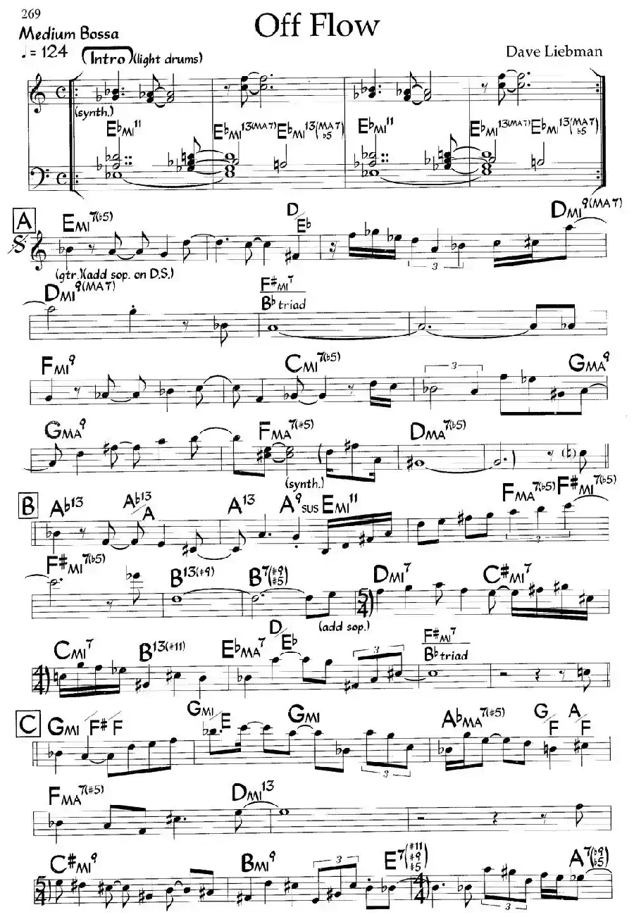 Off Flow(爵士钢琴曲)