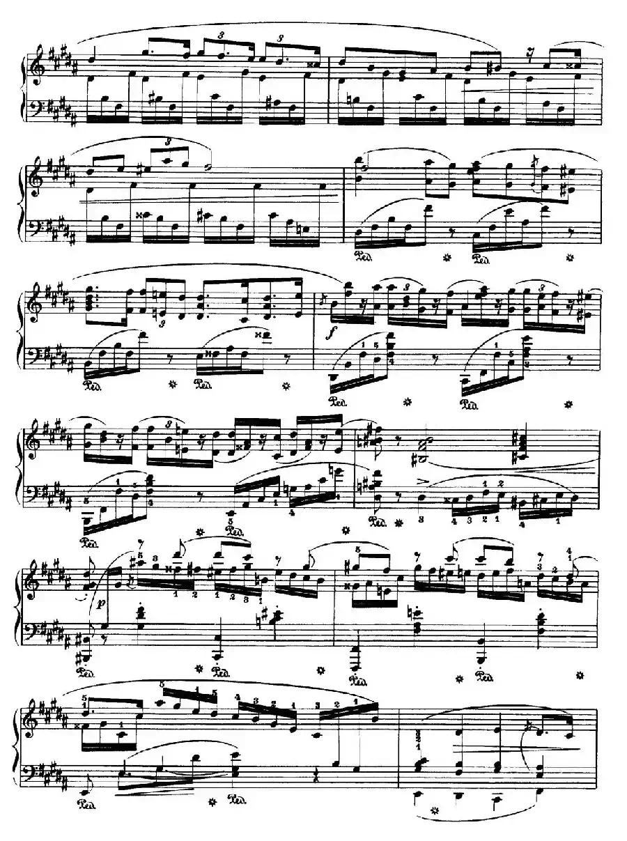 Piano Sonata No.3 in b Minor Op.58（b小调第三钢琴奏鸣曲·第一乐章）