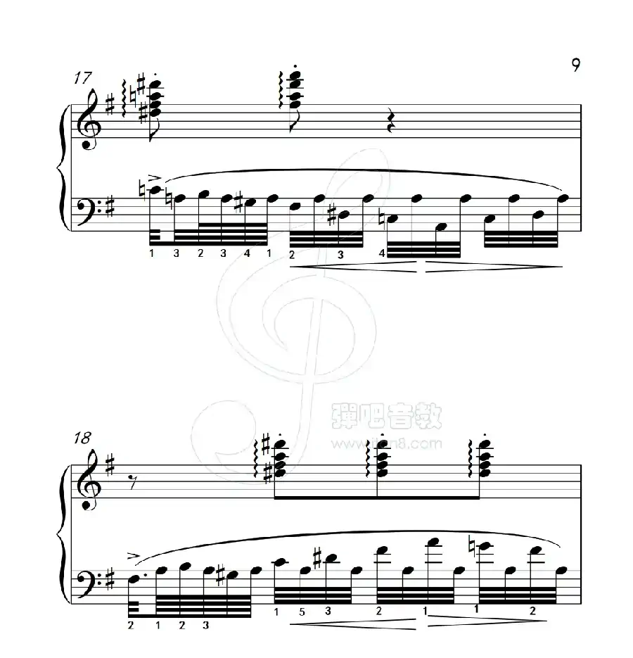 练习曲 58(克拉莫钢琴练习曲60首)