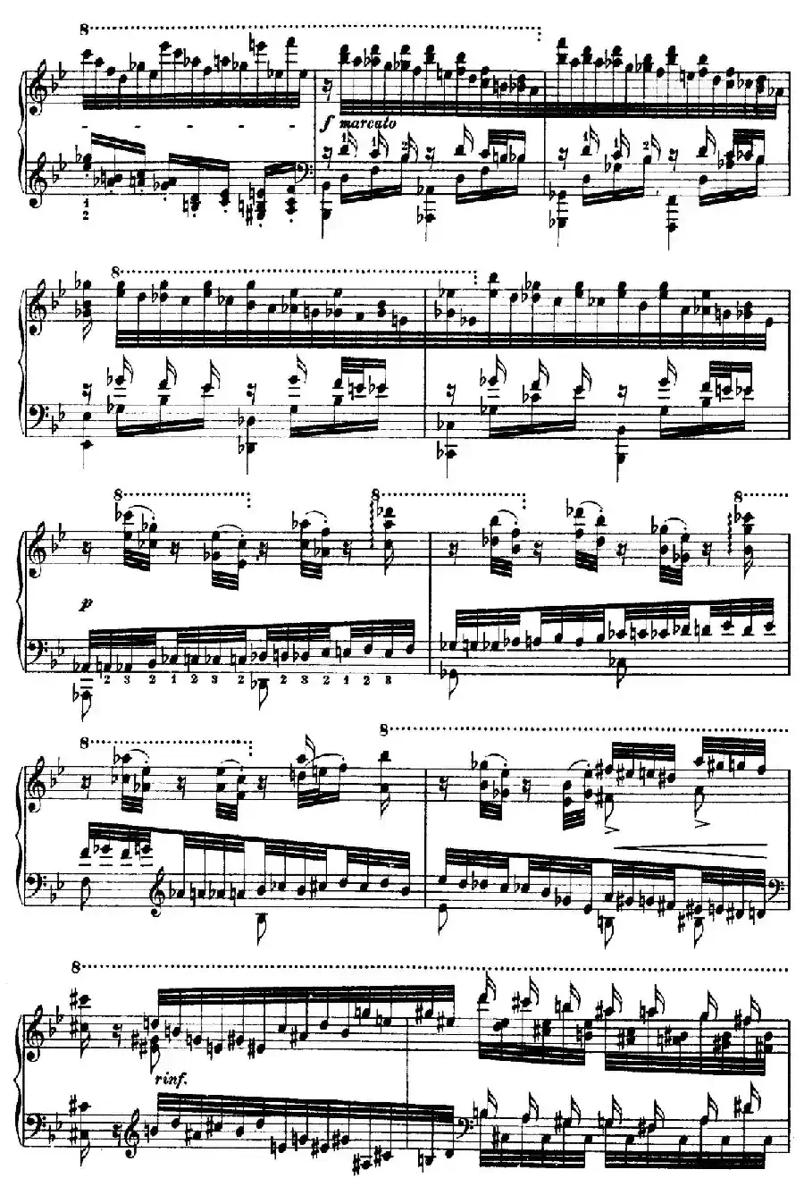 12 Etudes d'execution Transcendante S.139（12首超技练习曲·5）