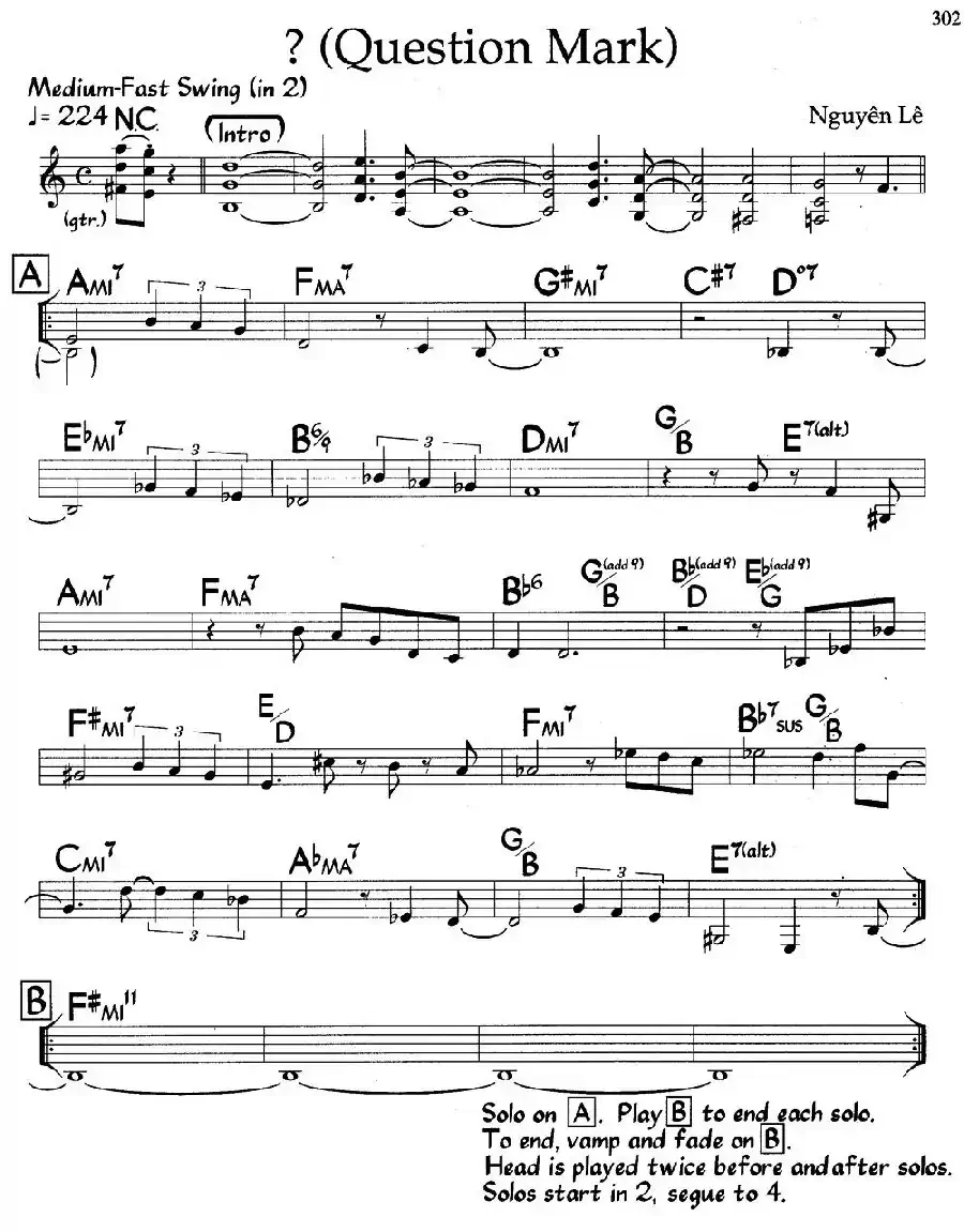 ?(Question Mark)（爵士钢琴曲）