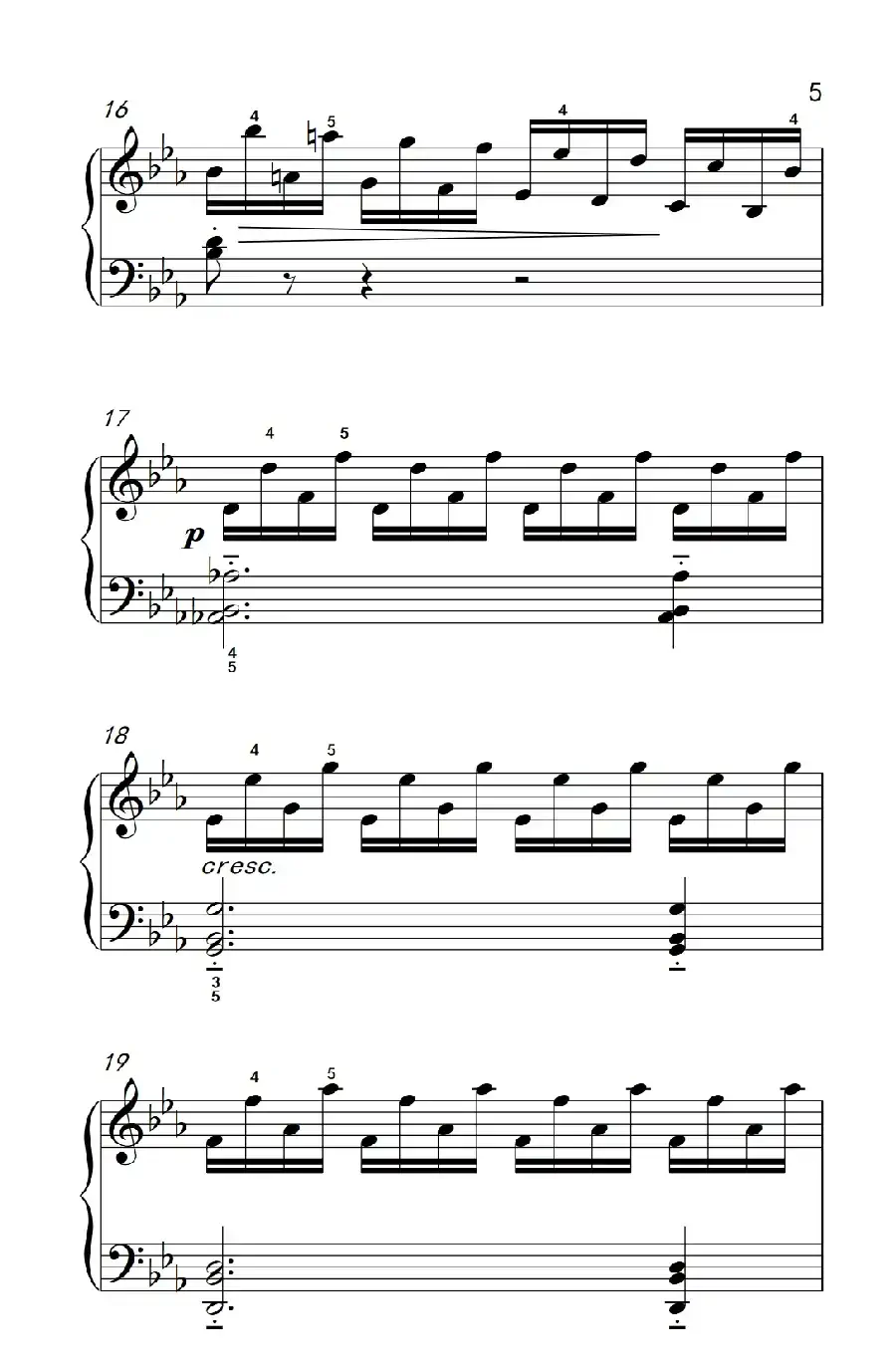 车尔尼钢琴八度练习曲 553（4）