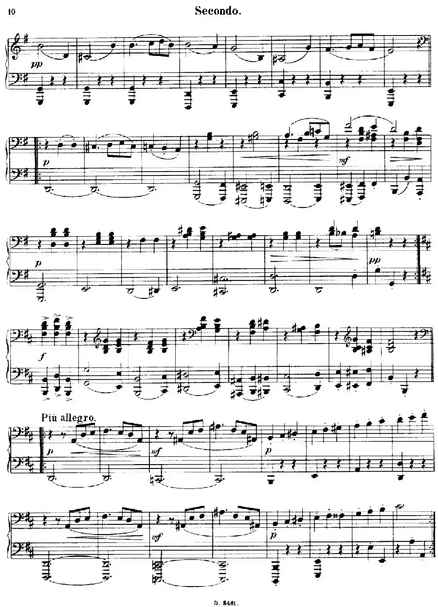 Walzer Op.3 - 4 hands（圆舞曲·四手联弹）