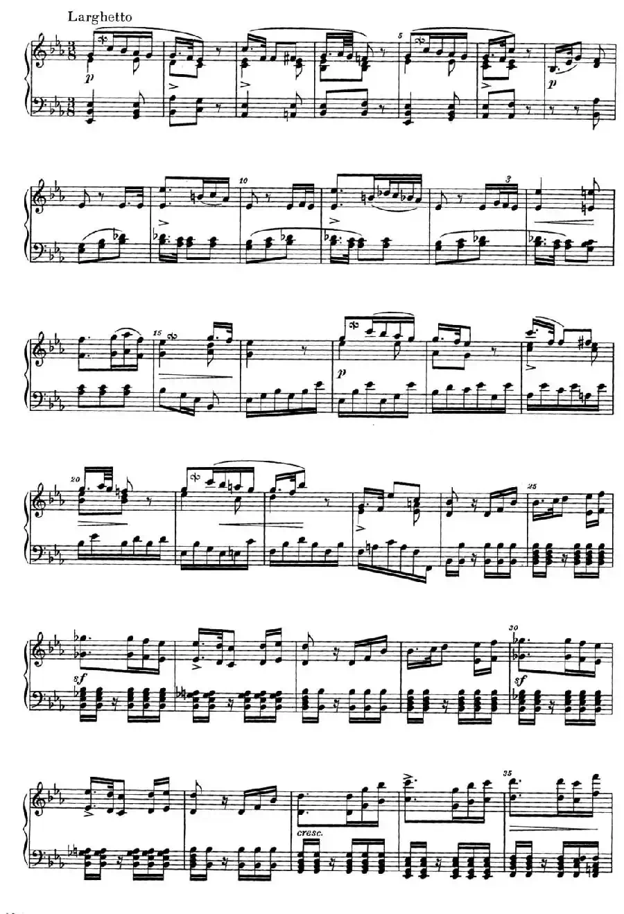 降B大调钢琴奏鸣曲 （Piano Sonata in B-flat Major Op.1）