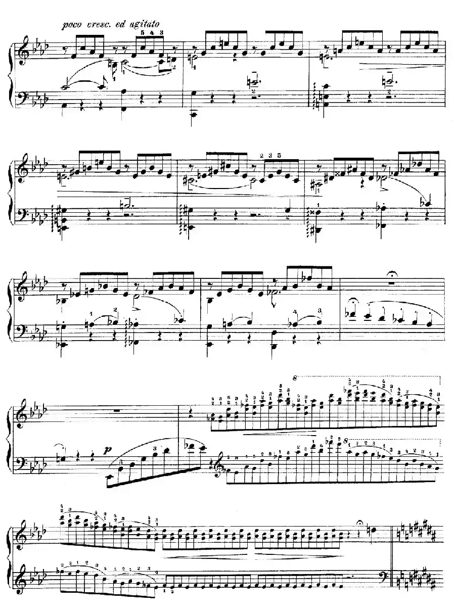 Notturnos S.541（3首夜曲“爱之梦”·3）