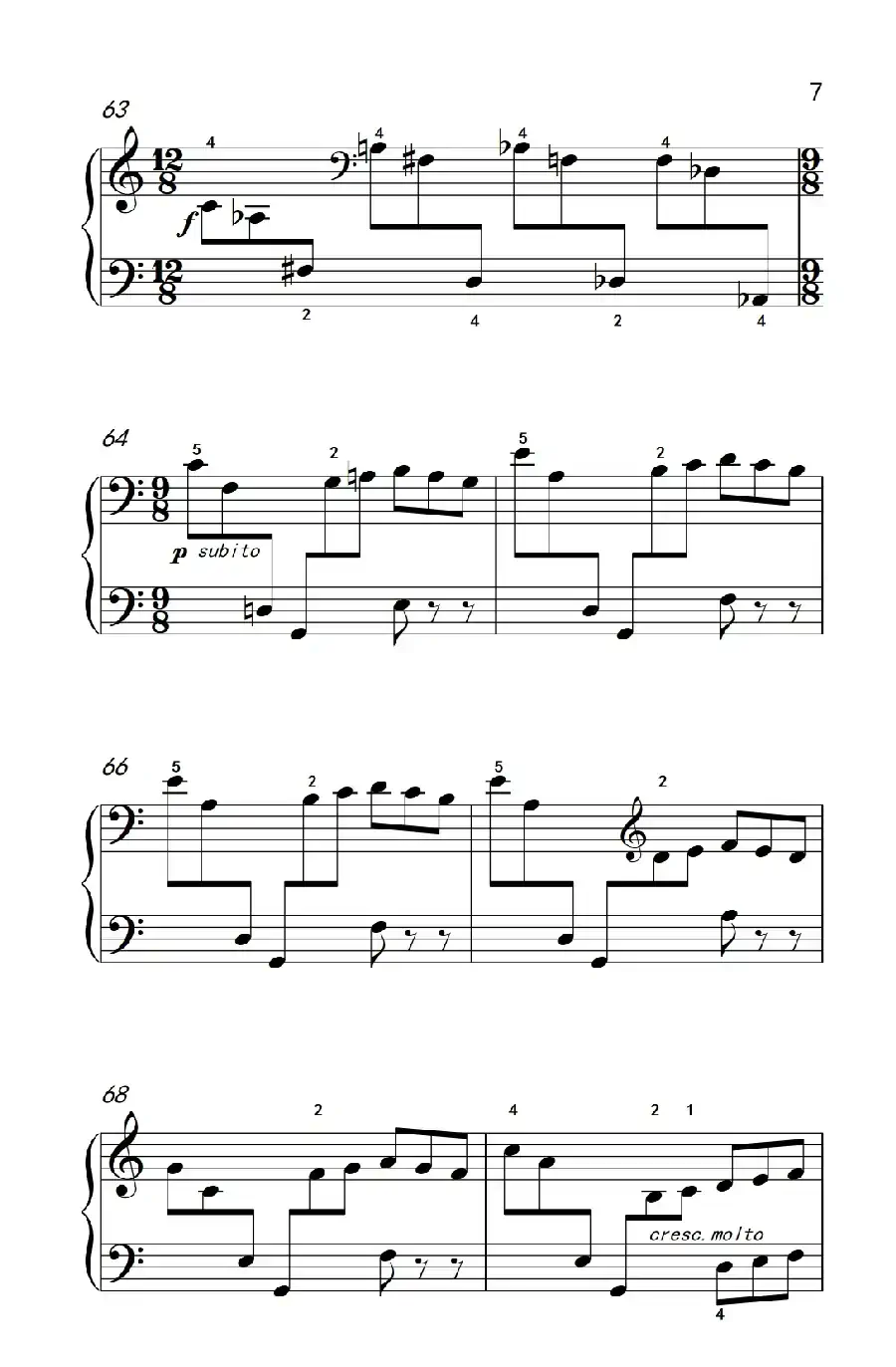 第七级1.回旋曲（中央音乐学院 钢琴（业余）考级教程 7-9级）