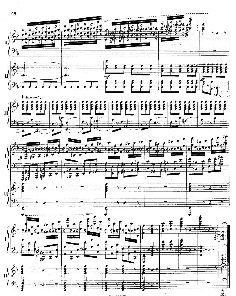 Piano Concerto No.2 in F Major Op.35（F大调第二钢琴协奏曲·Ⅱ·双钢琴）