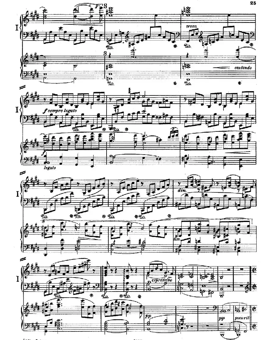 Piano Concerto in E Major Op.59（E大调钢琴协奏曲·双钢琴·第一乐章）