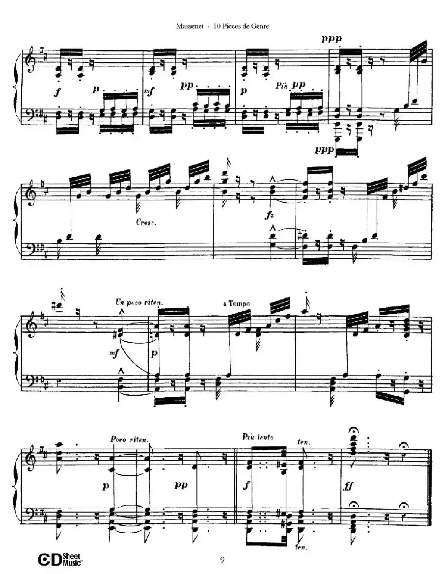 Dix Pièces de Genre Op.10（10首个性小品·Ⅱ）