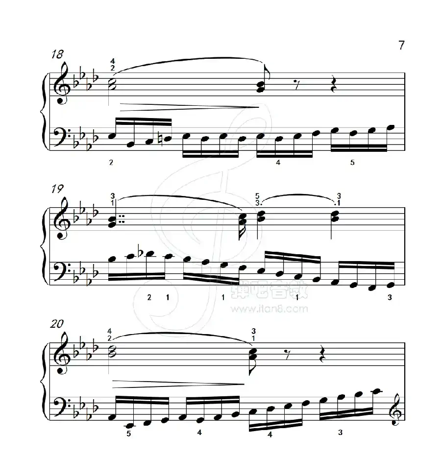 练习曲 8（克拉莫钢琴练习曲60首）