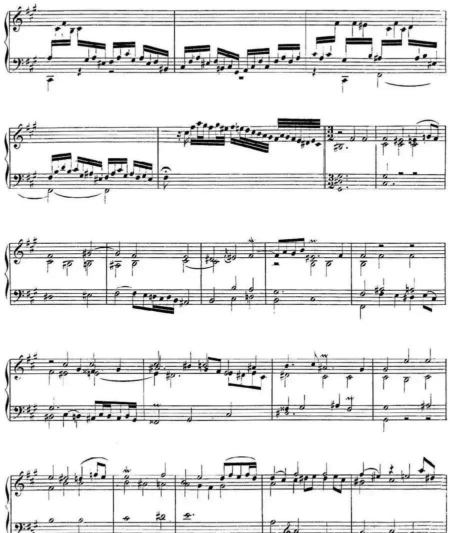 Toccata BWV 910（7首托卡塔·No.1 #F小调）