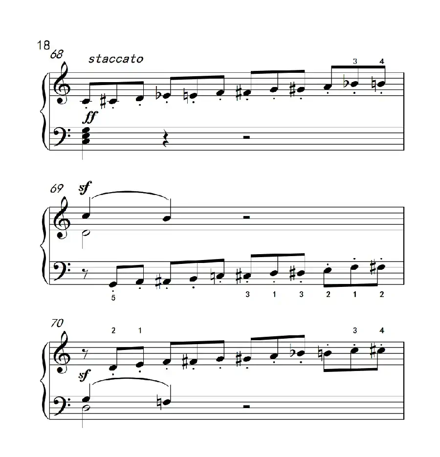 奏鸣曲 Opus 2 Nr.2 第四乐章(贝多芬奏鸣曲集 1)