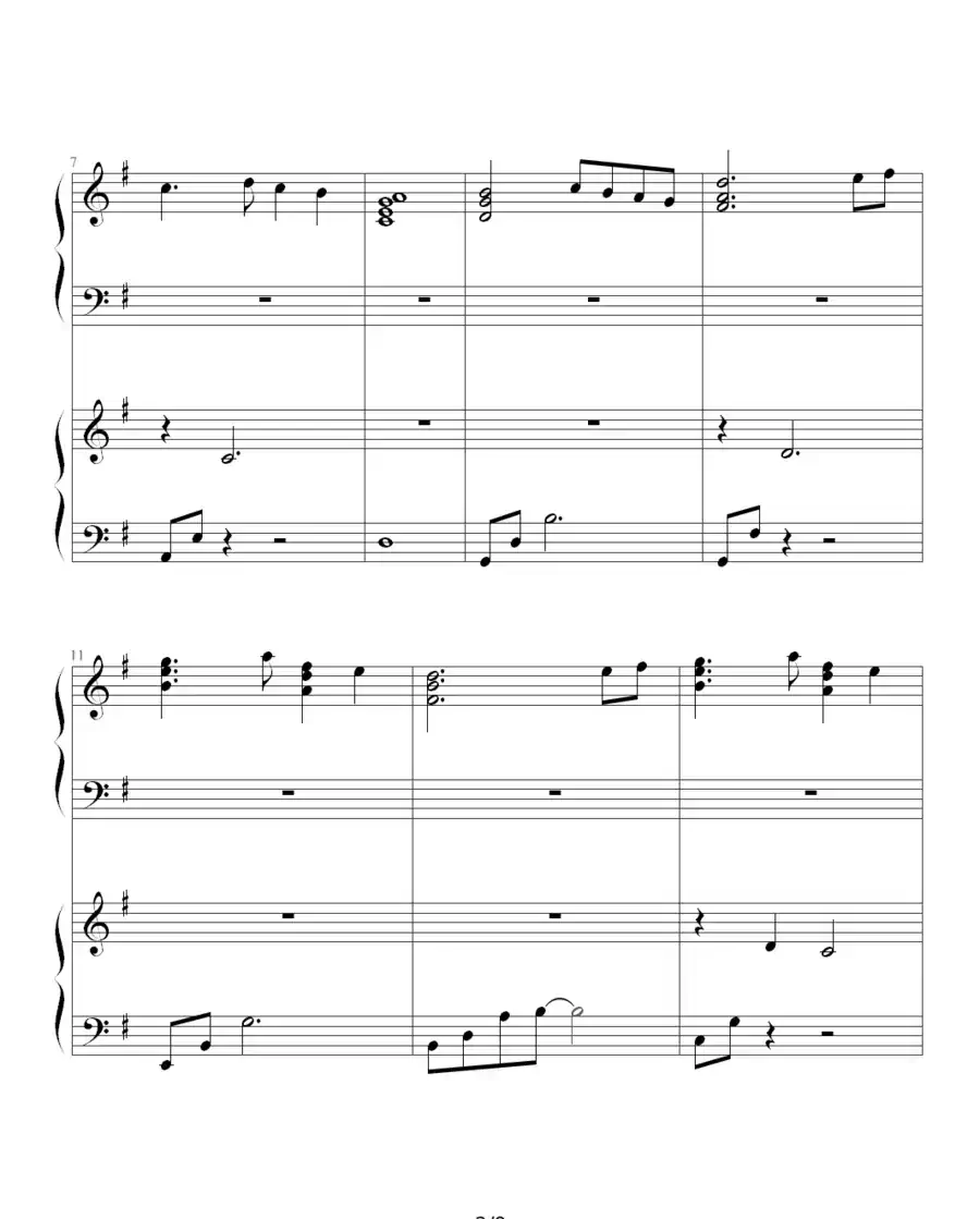 close to you（靠近你）（《悠长假期》插曲）（双钢琴）