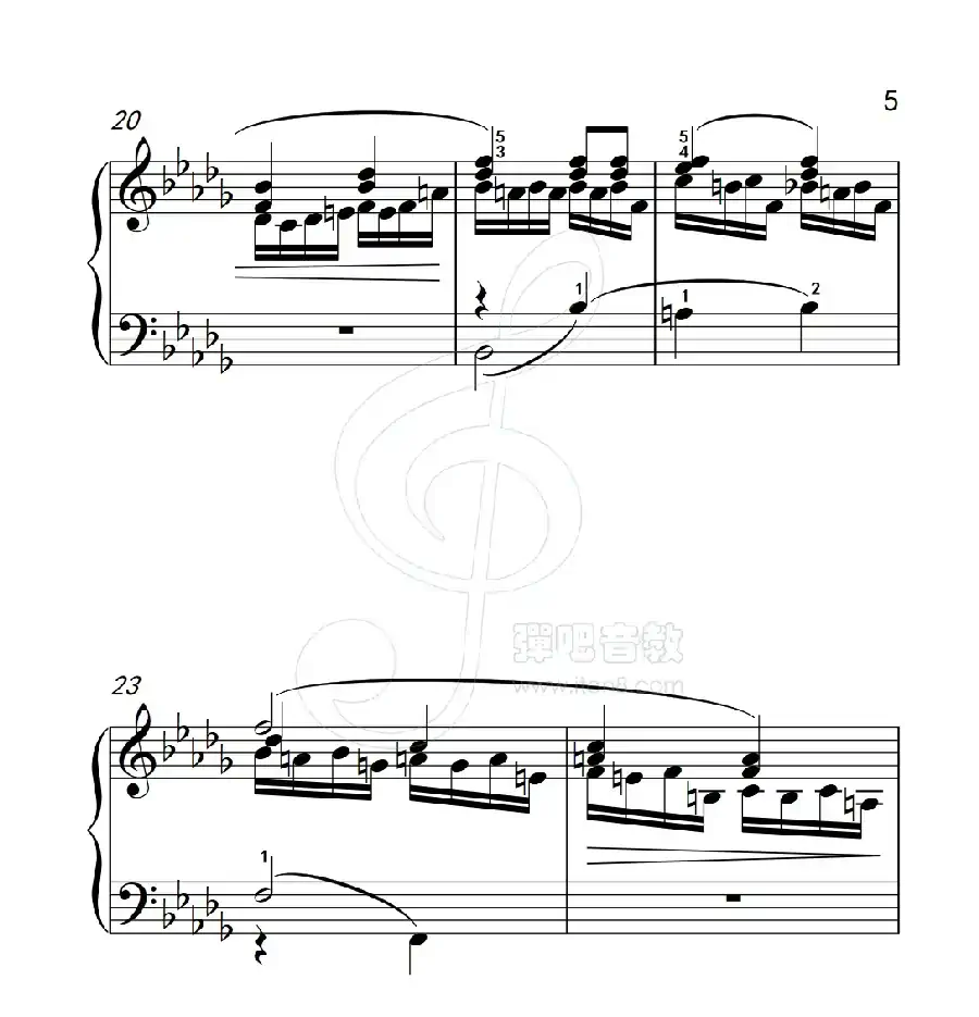 练习曲 55（克拉莫钢琴练习曲60首）