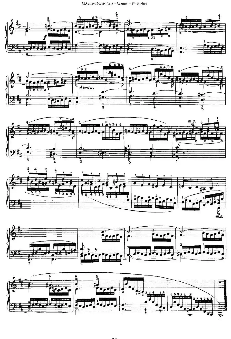 Cramer - 84 exercices（6—10）（克拉莫84首钢琴练习曲）