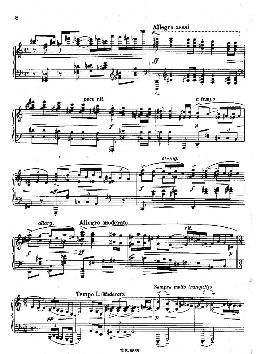 克热内克-第二钢琴奏鸣曲（Piano Sonata No.2 Op.59）