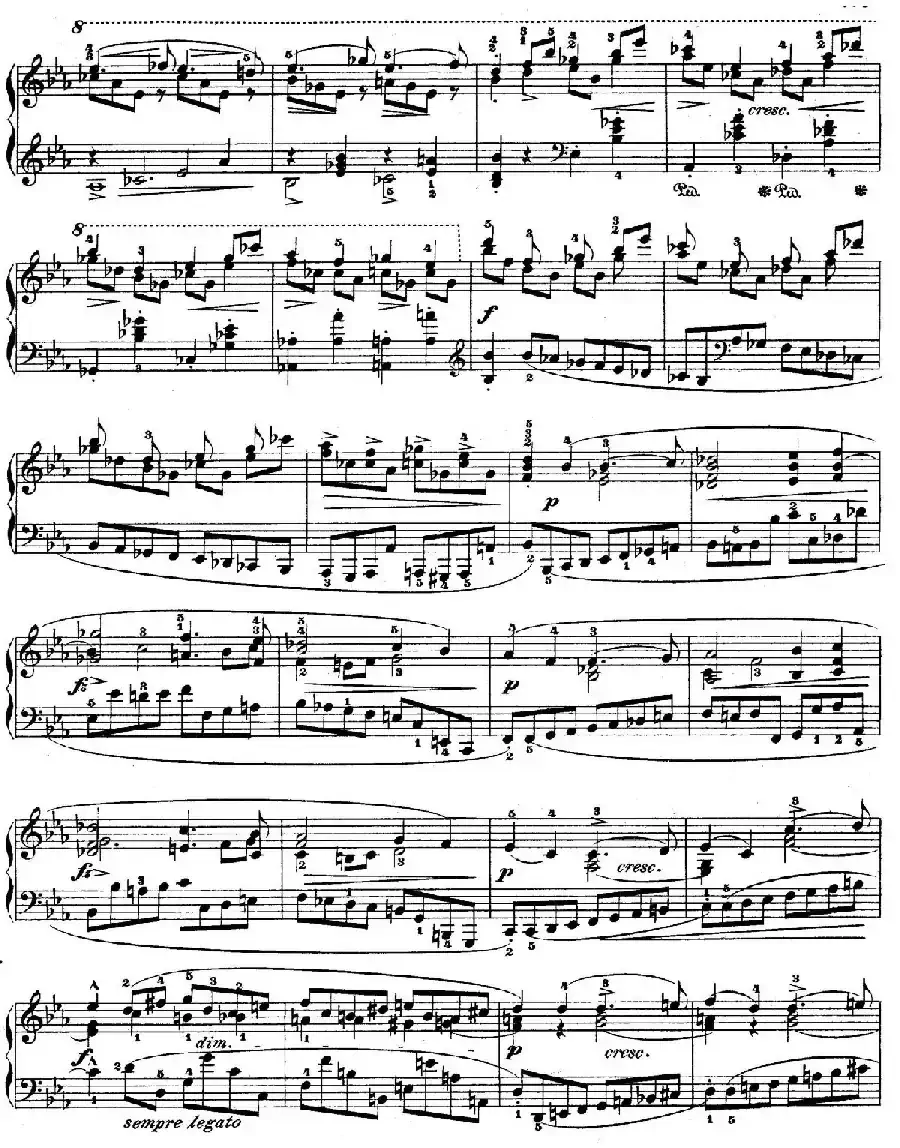 Piano Sonata No.1 in c Minor Op.4 （c小调第一钢琴奏鸣曲）