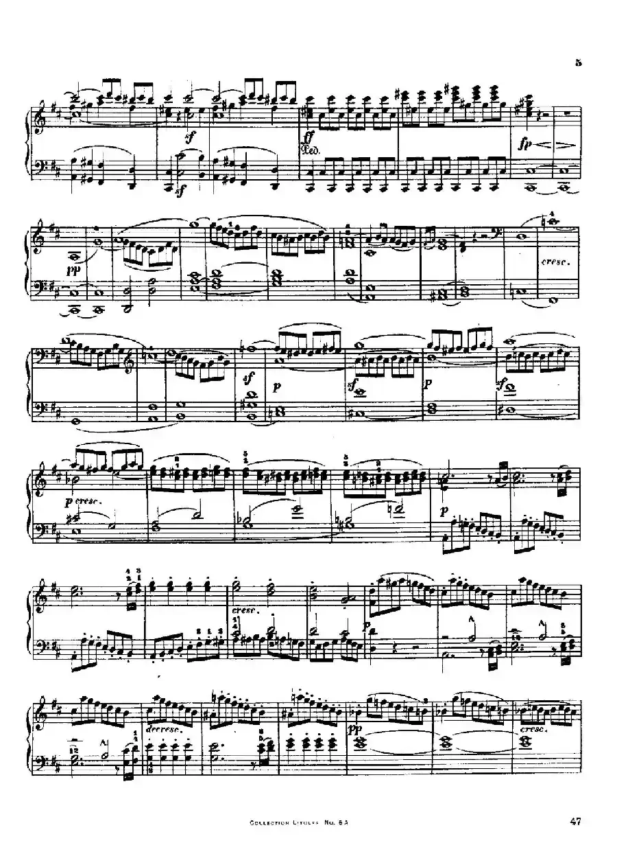 String Quartet No.3 in D Major Op.18-3（D大调第三弦乐四重奏·钢琴独奏版）