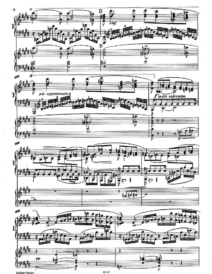 Piano Concerto in E Major Op.59（E大调钢琴协奏曲·双钢琴·第一乐章）