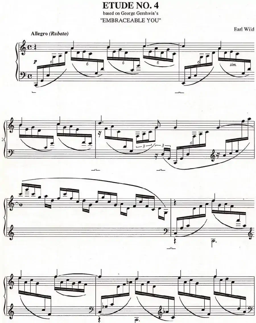 Etude 4.Embraceable You（乔治·格什温练习曲·4、拥抱你）