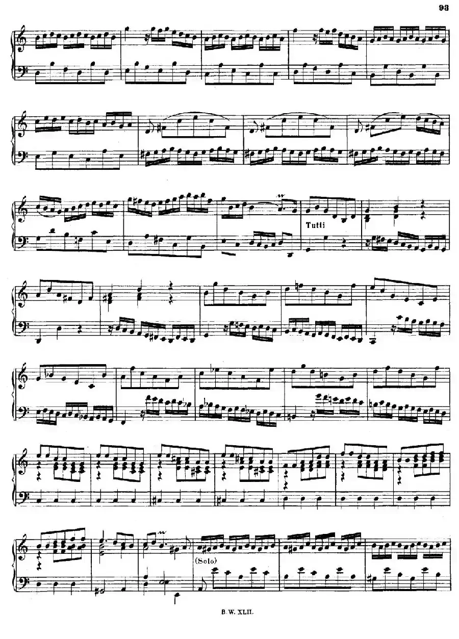 16 Concertos BWV 972-987（十六首为独奏古钢琴而作的协奏曲）（P31——40）