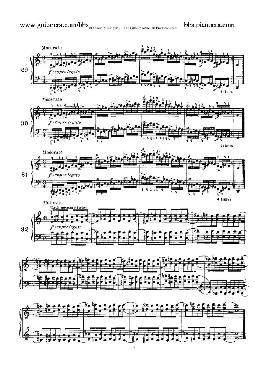 48 Practice Pieces（四十八首钢琴练习曲）