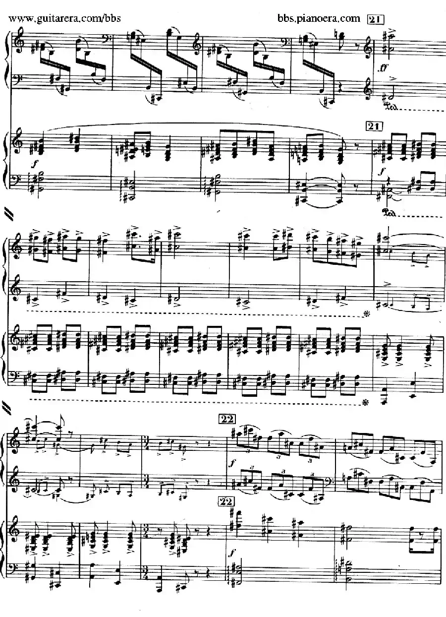 Piano Concerto in c-sharp Minor（升c小调钢琴协奏曲·第三乐章）