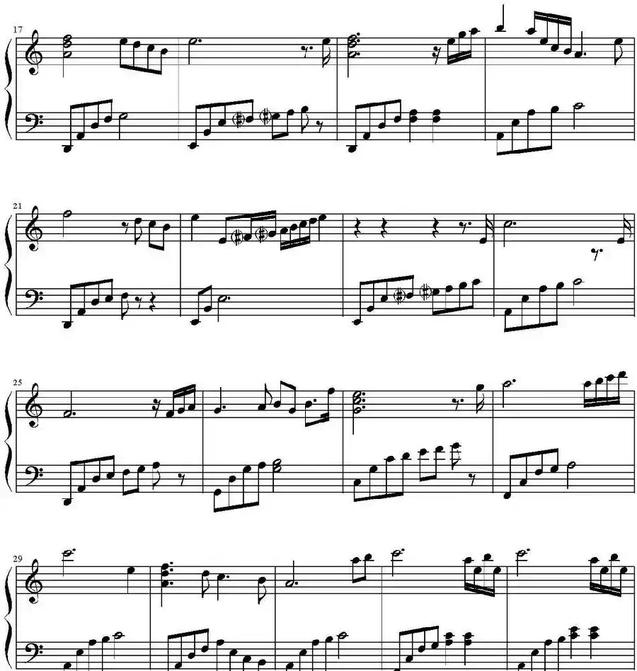 眼泪tear（钢琴简易演奏版）