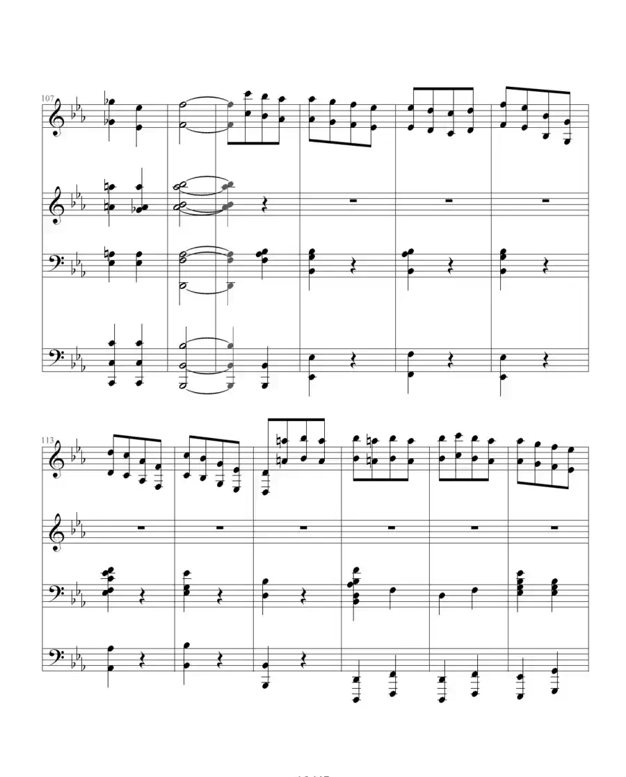 命运交响曲(四手联弹)